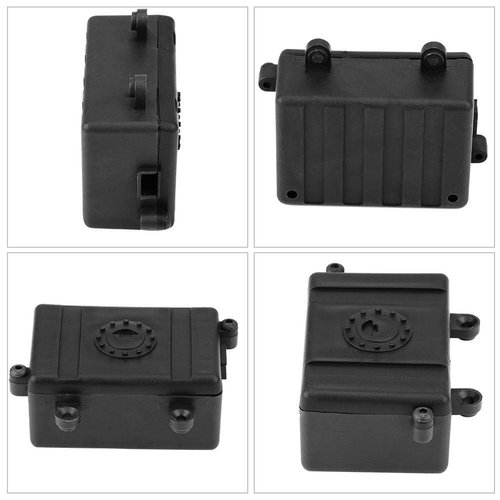RC Receiver Box, 1/10 RC Crawler Radio ESC Receiver Box Accessory for TRX-4 SCX10 90027 SCX10 II 90046 D90