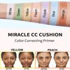 MAEPEOR Liquid Conceal Contour 7 Colors Cream Lightweight Liquid Concealer Contour Makeup for Concealing Blemishes, Brighten Dark Circles (Color 07 Yellow)