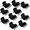 MEDOCA Hot Roller Clips -10PCS Hair Roller Clips - Hair Curler Claw Clip - Replacement Roller Clips for Women Girls Hair Section Styling - Black