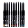 Generic 12 Colors Retractable Waterproof Eyeliner Set, Roll It Up Auto Eye Liner Pencil, Deep and Rich in Color, Long Lasting Fade Resistant