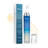 5% Caffeine Eye Serum, Anti-Aging Hydrating Eye Serum, Eye Roller Serum with 360° Massage Ball for Dark Circles Puffiness Wrinkles Fine Lines Pigmentation (1PCS)