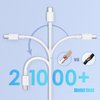2Pack 3ft Car Carplay Cable for Apple iPhone 16 Pro/16/15 Pro Max/15 Plus/15, USB A to USB C Carplay Charger Cord, iPad Pro 12.9/11,10th, Air 5th/ 4th,iPad Mini 6th Gen Car Charging Cable 3 Feet