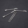 50 Pcs 2.17" Bobby Pins Metal Twist Hair Clips Simple Hairpins Hair Accessories for Women and Girls (Silver)