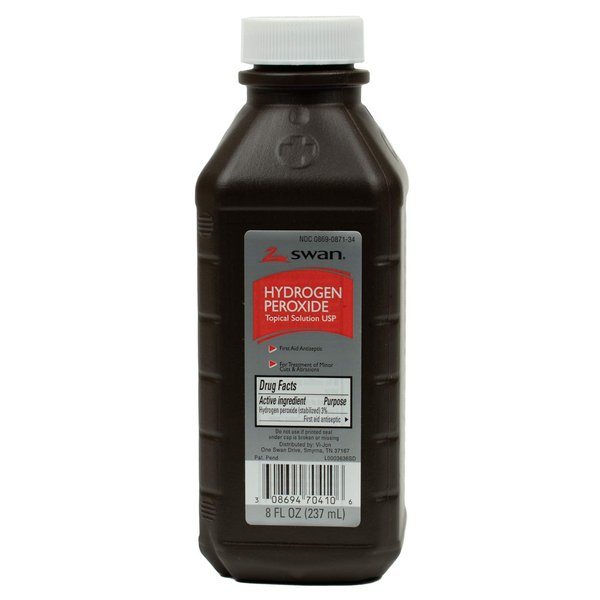Vi-Jon 34002M Hydrogen Peroxide, 8 oz. Bottle