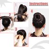 4 Pcs Magic Hair Bun Maker-Donut Bun Maker for Hair，Ballet Bun for Women and Kids
