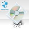 Maxtek Shatter Proof PP Jewel Case, 10.4 mm Standard Single Disc Clear CD Jewel Case with Clear Tray, 10 Pieces Pack.