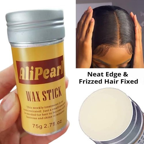 Ali Pearl Alipearl Hair Wax Stick, Wax Stick For Hair Wigs Edge Control Slick Stick Hair Non-Greasy Styling Hair Wax Stick For Flyaways & Baby Hair Stick Hair Wax For Women Hair Wax Stick 2.7 Oz
