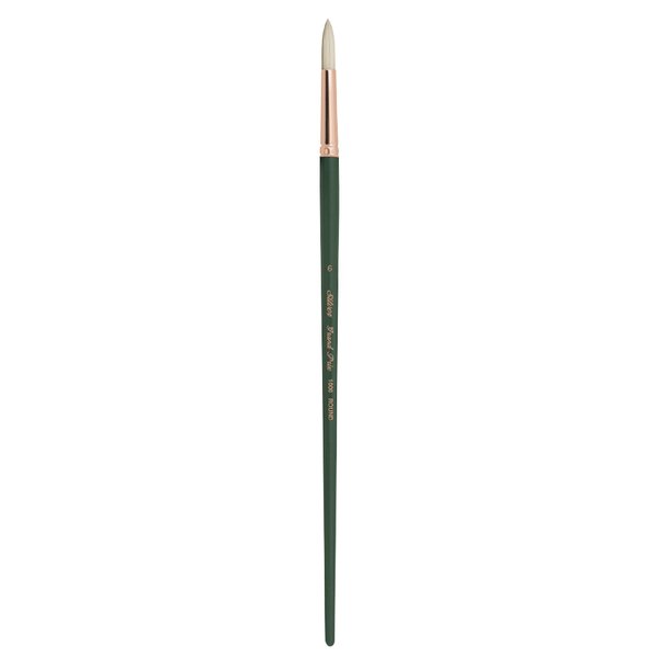 Silver Brush Limited 1000 Grand Prix Round Brush for Oil Paintings, Size 6, Long Handle