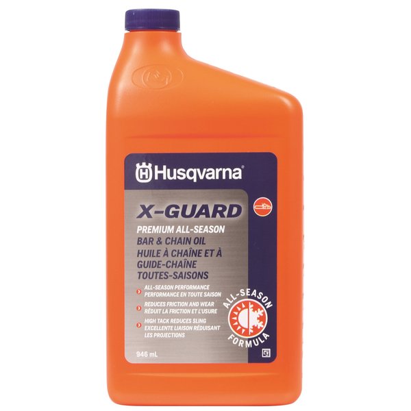 Husqvarna 593272001 X-GUARD Bar & Chain Oil, Grey