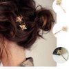Beetoo 4pcs Bee Hair Clips with Alloy, Wedding Gold Honeybee Hairpins Accessories for Women Girl