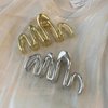 Snake Hair Claw Clip Gold Line Hair Clip Metal Snake Shape Creative Claw Clips for Women Girls Hair Accessories Fashionable Hair Claw Clips for Thick-gol