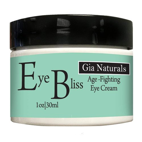 Gia Naturals Pure, Natural and Organic EYE BLISS Eye Cream Full 1 OZ. Firms, Tones, Tightens, Corrects and Prevents Aging. Made in USA. Cruelty Free