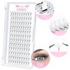 Premade Fans Eyelash Extensions 10D-C-0.07-14 Premade Volume Lash Extensions Pointed Base Fans 0.07 Premade Volume Fans C D Curl(10D-C-0.07,14mm)