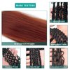 UPruyo Kids 350 Ginger Braiding Hair Pre Stretched 18 inch Short Braiding Hair Extensions for Box Braids Synthetic Micro Knotless Braiding Hair 3 Pack