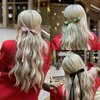 10 PCS Hair Bows for Women, Satin Hair Ribbon with Long Tail Bowknot Hair Clips for Women Girls, Hair Barrettes with Bow Accessories
