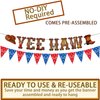 Western Party Decorations, West Cowboy Party Decorations, Yee Haw Cowboy Theme Party Decorations kit for Boys Birthday Cowboy Baby Shower Birthday Party Decor