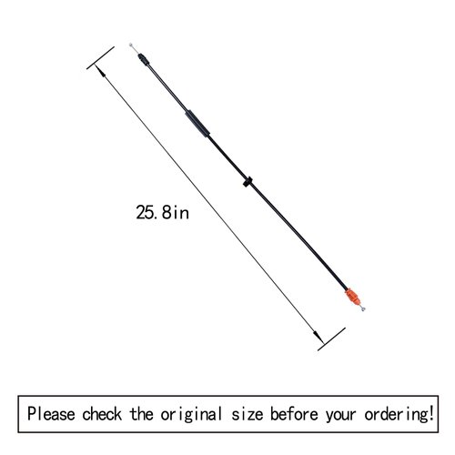 25.8" Door Latch Cable, Inside Door Handle Latch Release Cable Compatible with 2007-2014 Chevy Tahoe Sierra Yukon Silverado Escalade 924-481 22862028