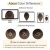 SEGO Hair Toppers for Women Real Human Hair With Bangs 7 * 13CM Silk Base 100% Remy Human Hair Clip in Top Wiglet Hair Pieces for Thinning Hair -12 Inch Dark Brown ombre Light Brown