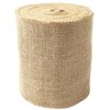 Flower Bee Floral Supply Natural Burlap Ribbon Organic 10 Yards (4 Inch or 6 Inch) Wide Non Wired Edge 30 Feet Choose Width (1) (4 Inch Burlap)