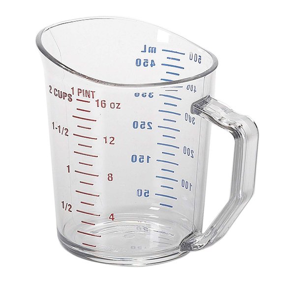 Cambro Camwear 1-Pint Polycarbonate Measuring Cup, Clear (50MCCW135)