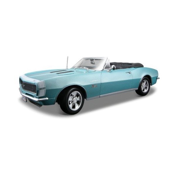 Maisto 1967 Chevrolet Camaro Chevrolet Camaro SS 396 Convertible Turquoise 1:18 minicar Model car die cast [Parallel Import]
