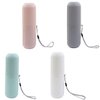 LONG TAO 4 Pcs Travel Toothbrush Case Portable Toothbrush Storage Box Toothbrush Travel Containers Wash Cup Holder Organizer for Trips and Daily Use (Green, Grey,Pink,White)