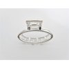 Generic Tiny small silver tone oval metal hair claw clip