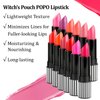 Witch's Pouch Moisturizing Lipstick, S18 Mandarin Red - Long Lasting, Cream Finish Lip Color for Women