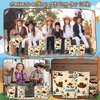K1tpde 50PCS Cowboy Party Favor Bags for Kids Western Theme Cowboy Candy Bag Bulk with Handles Blue Cowboy 1st Plastic Gift Bag for Boys My First Redeo Party Favors Cowboy Theme Western Party Supplies