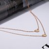 Aneneiceera Boho Layered Sequins Pendant Necklace Coin Necklace Gold Necklace Disc Pendant Necklace Chain Circle Necklace Jewelry for Women and Girls