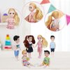 Lembani 10 Sets 5 Inch Mini Dolls with Clothes, 5 Pieces Boy Dolls and 5 Pieces Girl Dolls, Mini Princess Dolls Toy for Dollhouse Kids Gifts