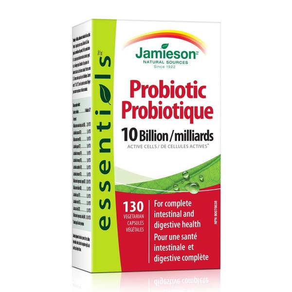 Jamieson Probiotic 10 Billion Active Cells, 130 vegi caps