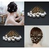 Nenluny 36pcs Wedding Pearl Hair Pins Bridal Pearl Hair Clips Wedding Hair Accessories Pearl Bobby Hair Pins Clips for Brides Bridesmaid Women Girls