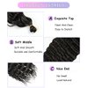 Cypsin Curly Crochet Hair 30Inch 2 Packs Deep Wave Crochet Hair with Crochet Hook, Long Ocean Wave Braiding Hair for Women, Synthetic Hair Curly Braiding Hair Extensions Natural Black(1B)