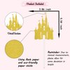 Castle Cake Topper Princess Cake Topper Castle Theme Birthday Party Decoration Princess Party Supplies Princess Happy Birthday Cake Decoration for Girls Princess Baby Shower Supplies