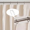 Metal Curtain Hooks, 200PCS Drapery Hook Pins Stainless Steel Pin-on Hooks for Window Curtain, Shower Curtain, Door Curtain