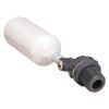 Kerick Valve MA052 PVC Mini Float Valve, Tank Mount, Adjustable Arm, 1.5 gpm at 60 psi, 1/2" NPT Male