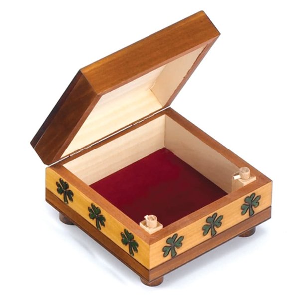 PolishArt Claddaugh - Secret Wooden Puzzle Box