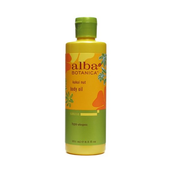 Alba Botanica Massage Oil Kukui Nut 8.5 Fz