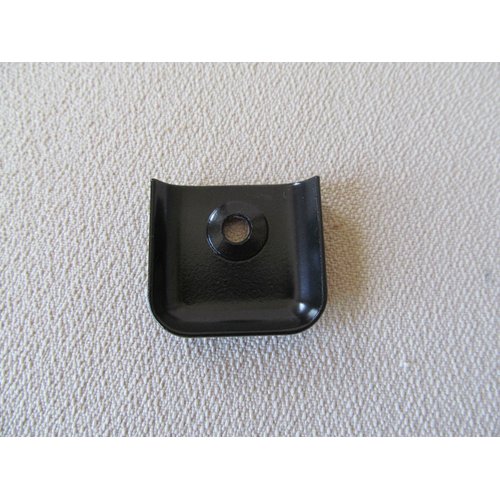 Temple Products 10 Pack RV Camper Trailer Aluminum Black Flat End Cap for Trim Molding 1" & Screws