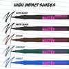 Maybelline Eyestudio Master Precise All Day Waterproof Liquid Eyeliner Makeup, Black, 2 Count (Packaging May Vary)