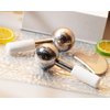 VRAIKO ICE Globes for Facials & Gua Sha Set, Gua Sha Facial Tools and Cryo Sticks with Unbreakable Steel, Face Massager Cooling Rollers for Dark Circles, Puffiness and Lymphatic Drainage (White)