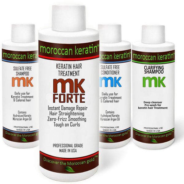 FORTE Keratin Hair Straightening Brazilian Keratin Hair Treatment for All Hair Type Coarse Thick Curly African Black Hispanic Dominican Keratina Para Alisar El Pelo Chocolate Brasilera