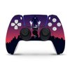 ZOOMHITSKINS Compatible with PS5 Controller Skin, Vinyl for Durable & Fit, Power Superhero Neon Night City Purple, Easy to Use, Bubble-Free, Precisely Cut