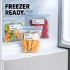 Removable Freezer Food Labels Stickers – 1" x 3", 500 pcs Washable Date Labels to Write On for Food Containers, Fit for Ziploc Freezer Bag, Fridge Storage | Waterproof, -40° to 150°F, No Residue
