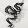 Halloween Hair Claw Clips Hair Claw for Women 1Pcs Snake Hair Claw Clips for Thick Hair Black Hair Clips Hair Clips Metal Hair Clips Black Snake Designs Halloween Clips Cute Hair Clips Accessories