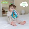 KIDS PREFERRED Sesame Street Cookie Monster On The Go Activity Toy with Silicone Teether for Newborns