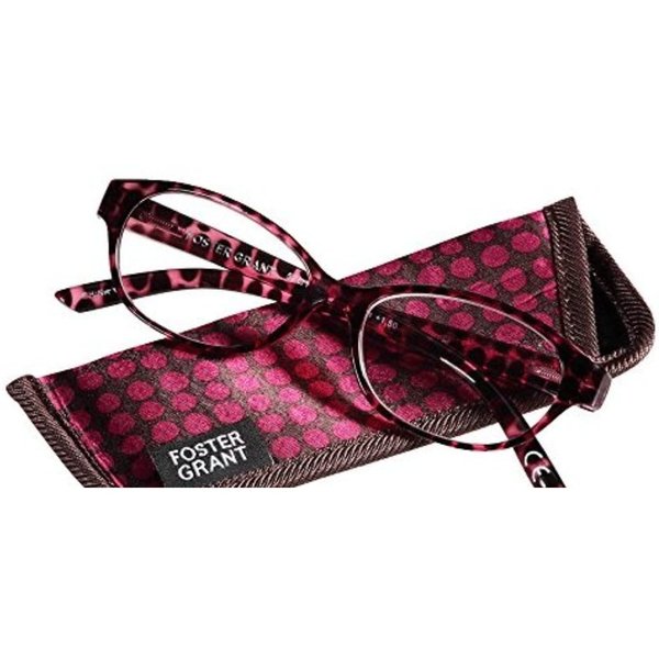 Foster Grant Monica MAG Women's Reading Glasses with Case +1.50