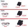 niannyyhouse Loose Solid Hoodie Jeans Glasses Tall Leather Shoes 10cm 15cm 20cm Plush Doll Clothes Soft Stuffed Plush Toy Dress Up Accessories (a11, 10cm)
