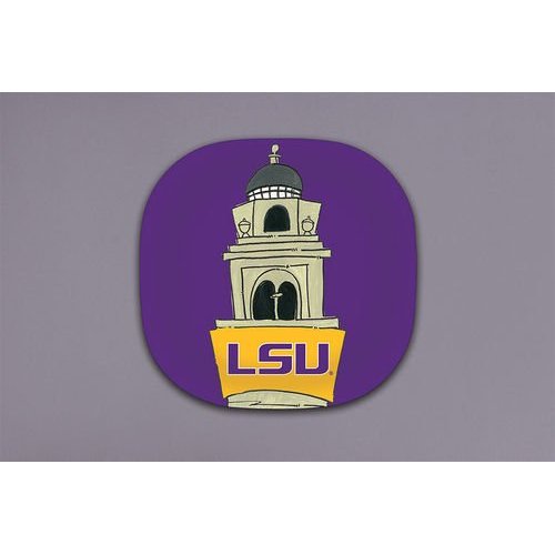 Collegiate Melamine Plates (Set of 8) (LSU Tigers)